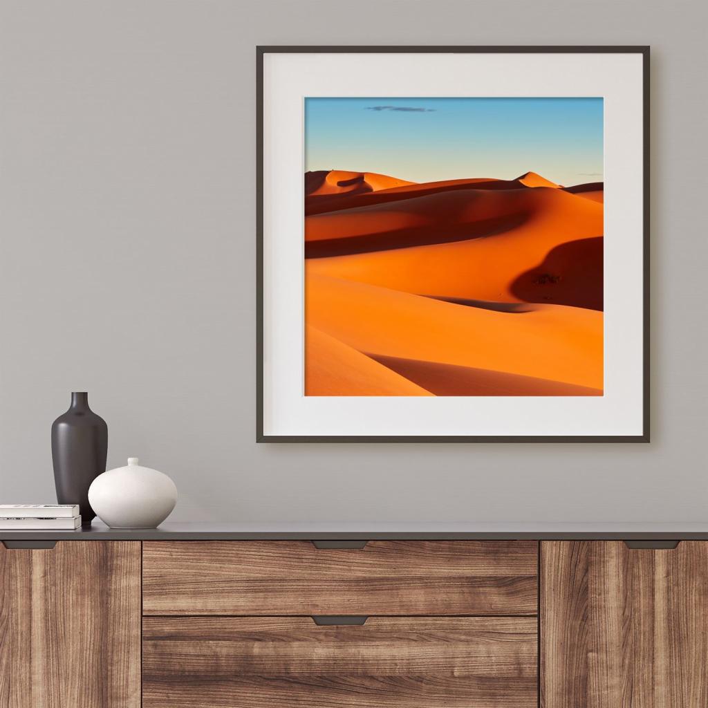 The Red Planet Earth im Rahmen