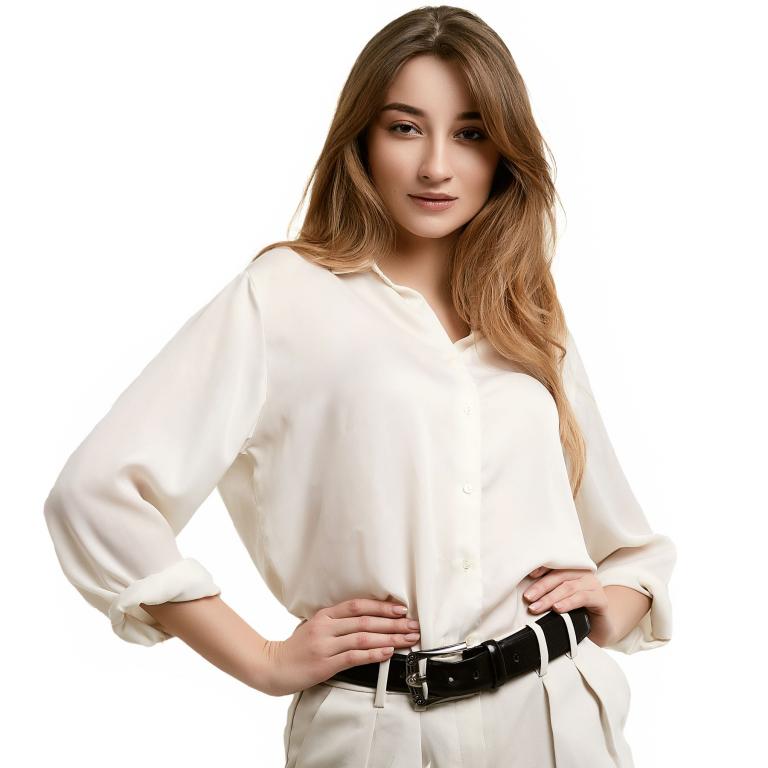 Bluse Veronika weiß frontal