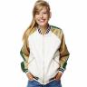 Jacke Boyfriend gold grün frontal