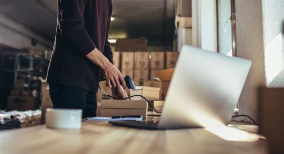 Sorgfältig verpackt